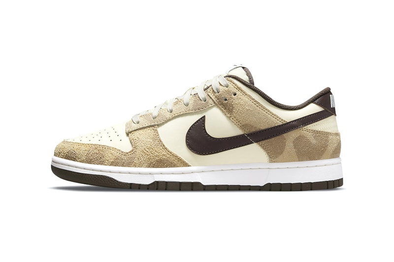 nike dunk low premium animal pack dh7913 200 menswear streetwear kicks shoes sneakers runners trainers spring summer 2021 ss21 collection info