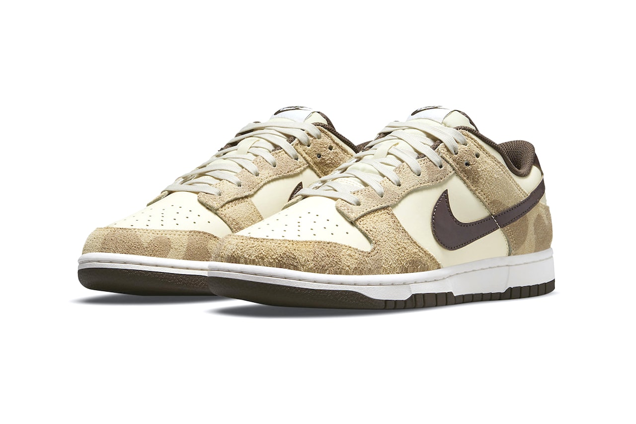 nike dunk low premium animal pack dh7913 200 menswear streetwear kicks shoes sneakers runners trainers spring summer 2021 ss21 collection info