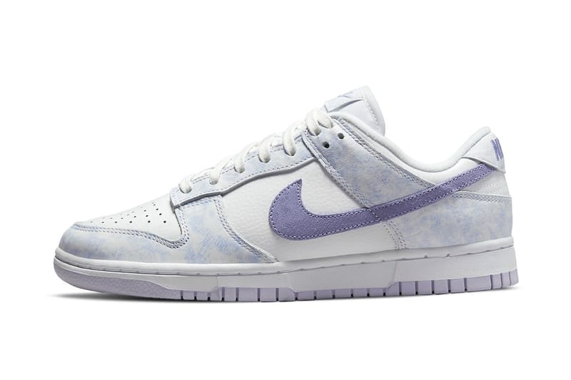 purple and gray dunks