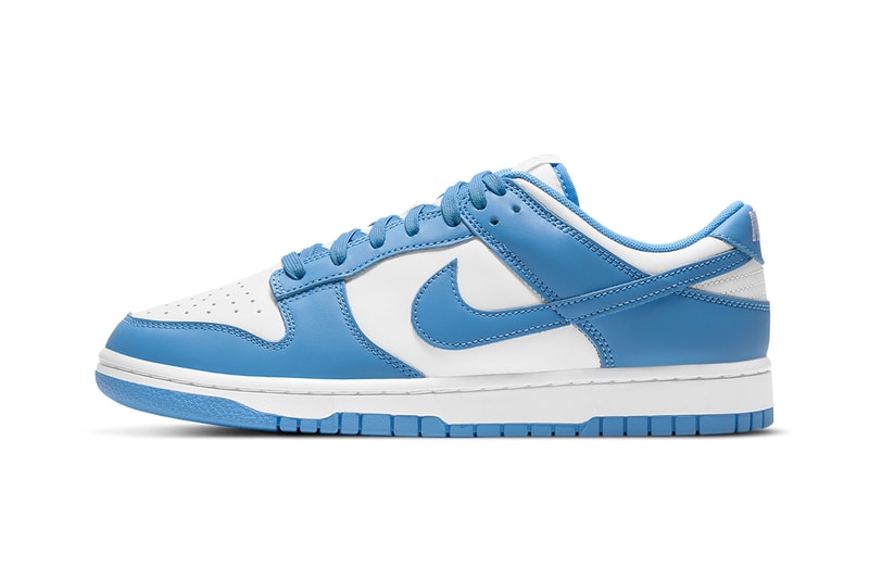 nike dunk low university blue white DD1391 102 release date info store list buying guide photos price be true to your school sportswear unc tar heels 