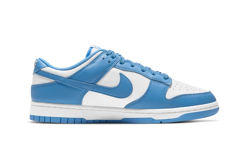 nike dunk low university blue white DD1391 102 release date info store list buying guide photos price be true to your school sportswear unc tar heels 