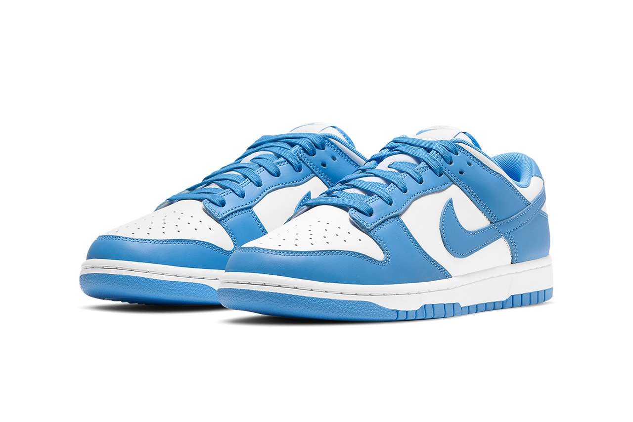 nike dunk low university blue white DD1391 102 release date info store list buying guide photos price be true to your school sportswear unc tar heels 