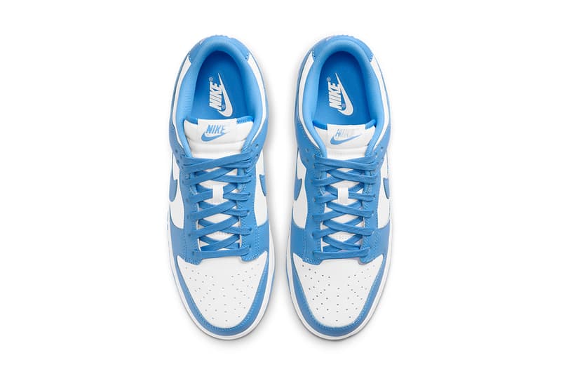 nike dunk low university blue white DD1391 102 release date info store list buying guide photos price be true to your school sportswear unc tar heels 