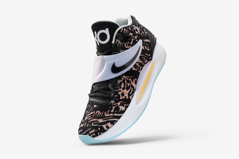 nike kd 14 black white cyber CW3935 001 release date info store list buying guide photos price kevin durant basketball strap  