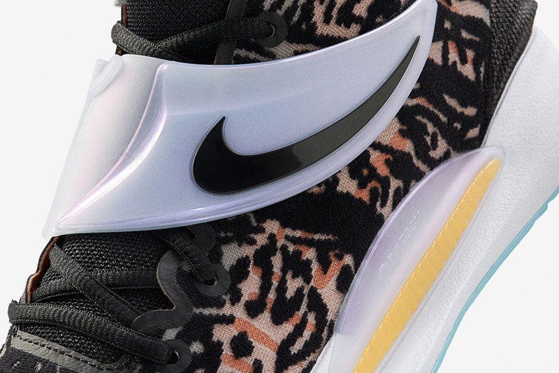 nike kd 14 black white cyber CW3935 001 release date info store list buying guide photos price kevin durant basketball strap  