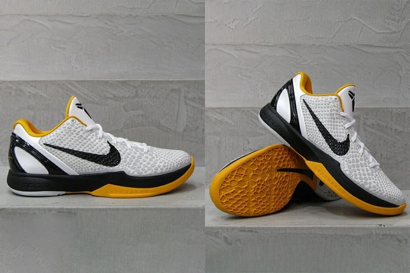 nike basketball kobe bryant 6 protro pop playoff pack white neutral grey del sol yellow black CW2190 100 official release date info photos price store list buying guide