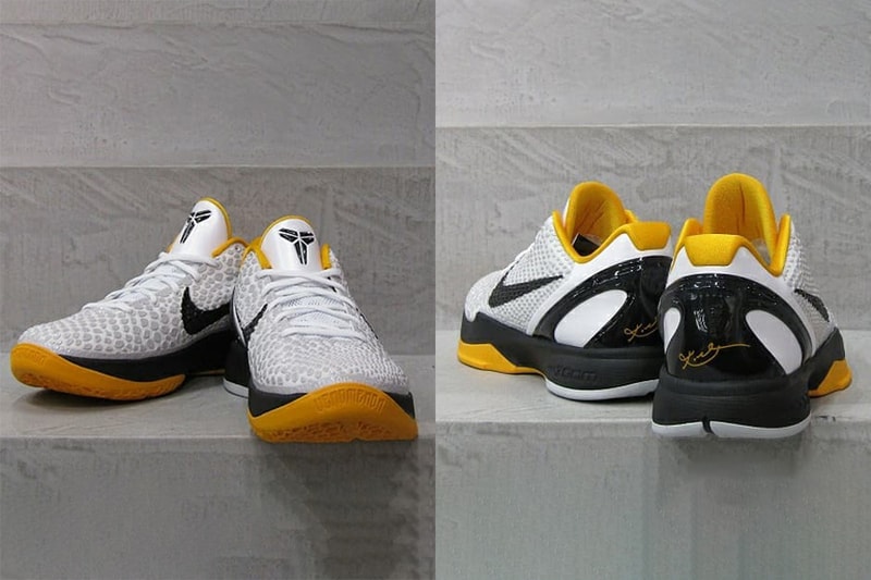 nike basketball kobe bryant 6 protro pop playoff pack white neutral grey del sol yellow black CW2190 100 official release date info photos price store list buying guide