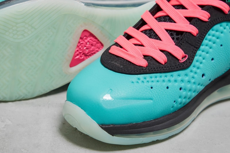 nike basketball lebron james 8 south beach pink flash filament green black cz0328 400 official release date info photos price store list buying guide 