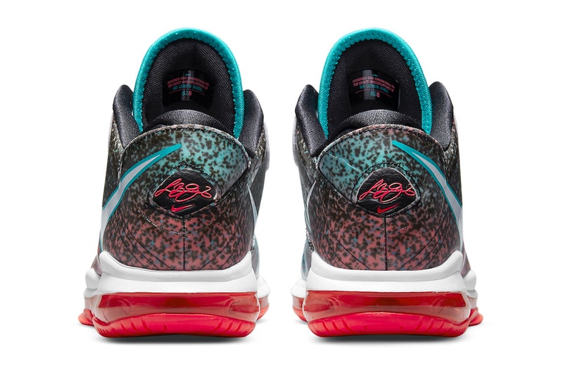 Nike LeBron 8 V2 Low Miami Nights 2021 Release Info DJ4436-100 James Buy Price White Solar Red Glass Blue White