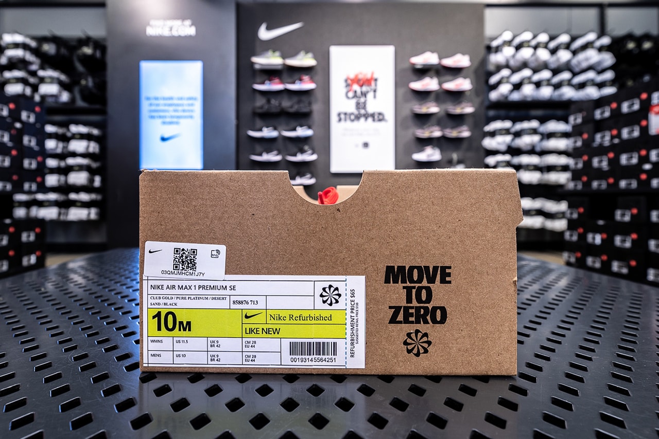 Программа восстановления круговой формы Nike возврат обуви Nike Grind Release информация список магазинов переход на ноль продлевает срок службы обуви