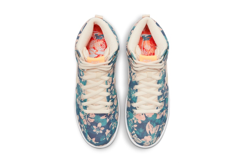nike sb skateboarding dunk high hawaii maui wowie 420 sail blue green aqua CZ2232 300 official release date info photos price store list buying guide