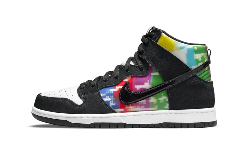 Nike SB Dunk High TV Signal Official Look Release Info CZ2253-100 Buy Price
