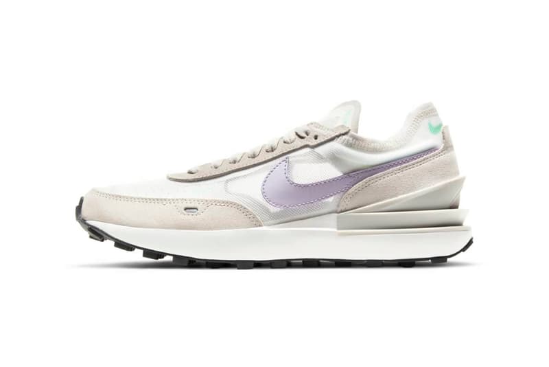 Nike Waffle One "Infinite Lilac" "Underbrush" "Active Fuchsia" Release Information Closer First Look Drop Date Japan Japanese Swoosh OG Retro