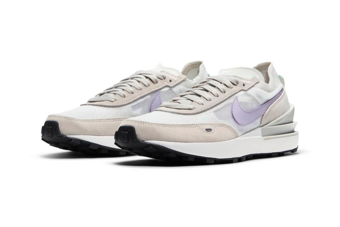 Nike Waffle One "Infinite Lilac" "Underbrush" "Active Fuchsia" Release Information Closer First Look Drop Date Japan Japanese Swoosh OG Retro