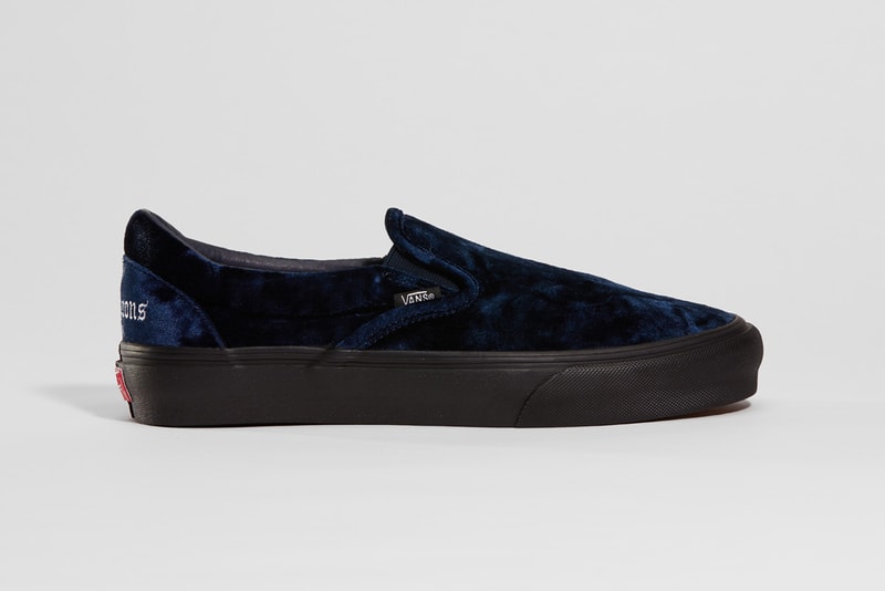 vault by vans noon goons slip on old skool style 36 black white blue velvet leopard official release date info photos price store list buying guide