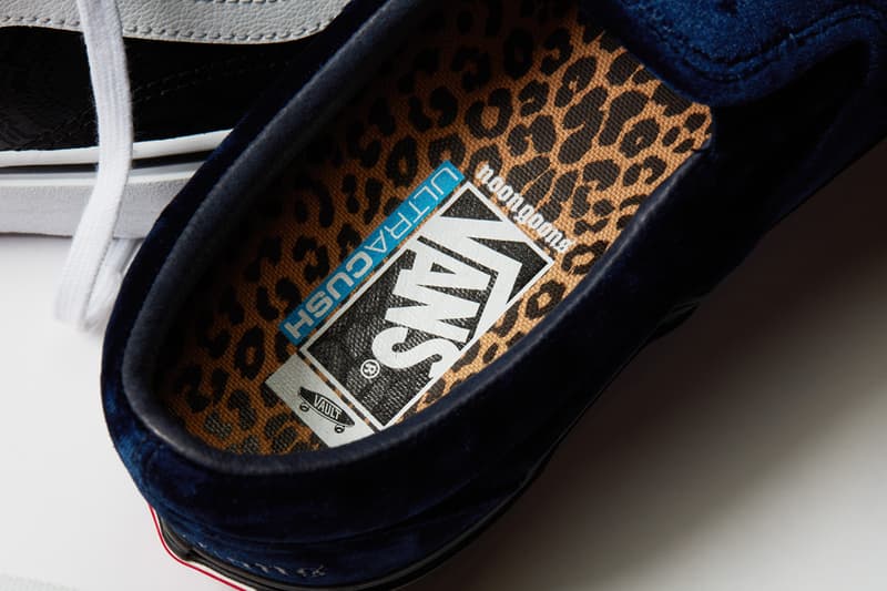 vault by vans noon goons slip on old skool style 36 black white blue velvet leopard official release date info photos price store list buying guide