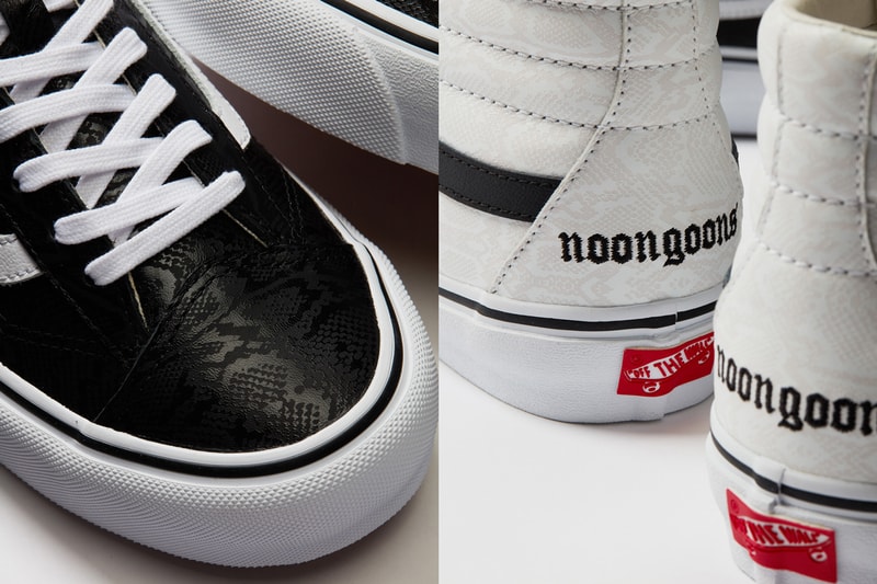 vault by vans noon goons slip on old skool style 36 black white blue velvet leopard official release date info photos price store list buying guide