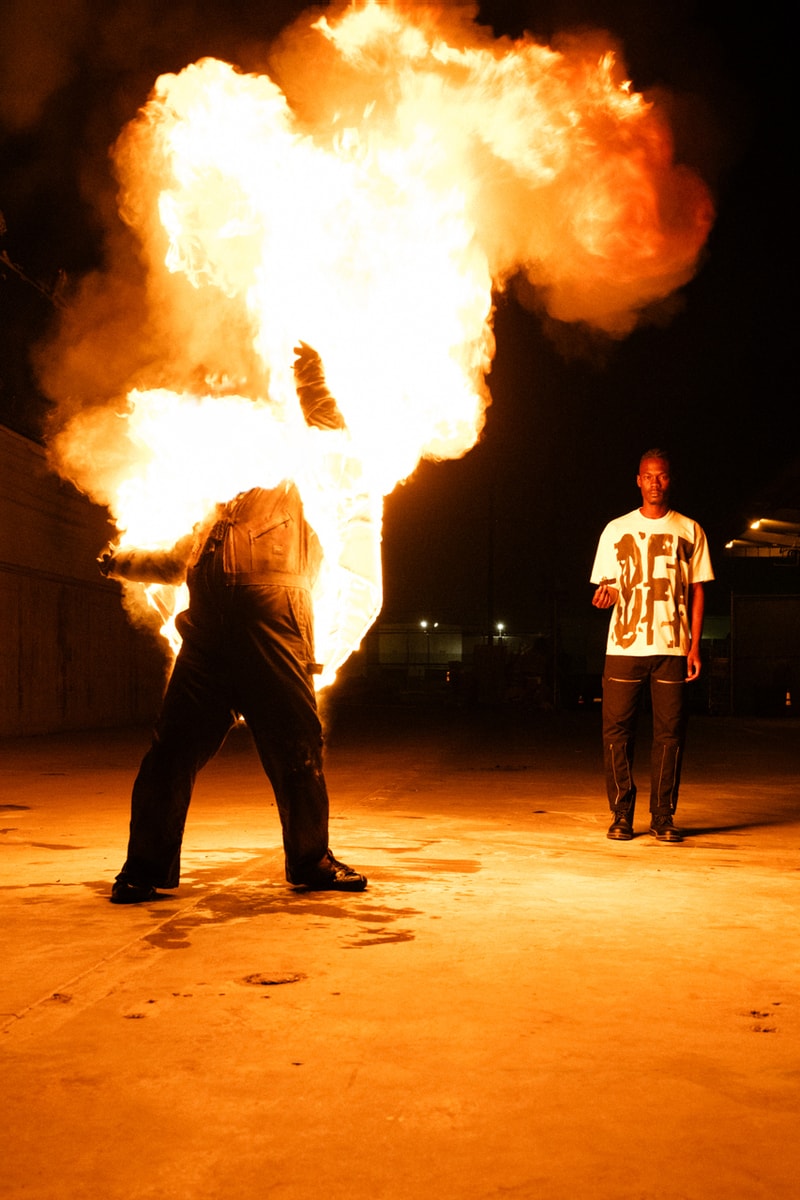 Off-White™ x Babylon LA Collaboration, Art Book, Record vinyl clothing artwork othelo gervacio ill wind song Cali Dewitt, Verdy, Sancheeto, Peter Sutherland, Matt McCormick, Kosuke Kawamura, Mario Ayala, MQ thornhill knxwledge sandy kim