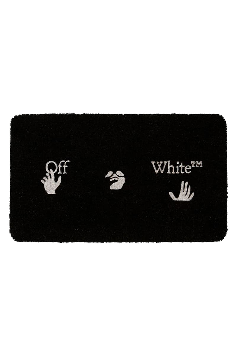 Off White Home Collection Logo Doormat Series Hypebeast