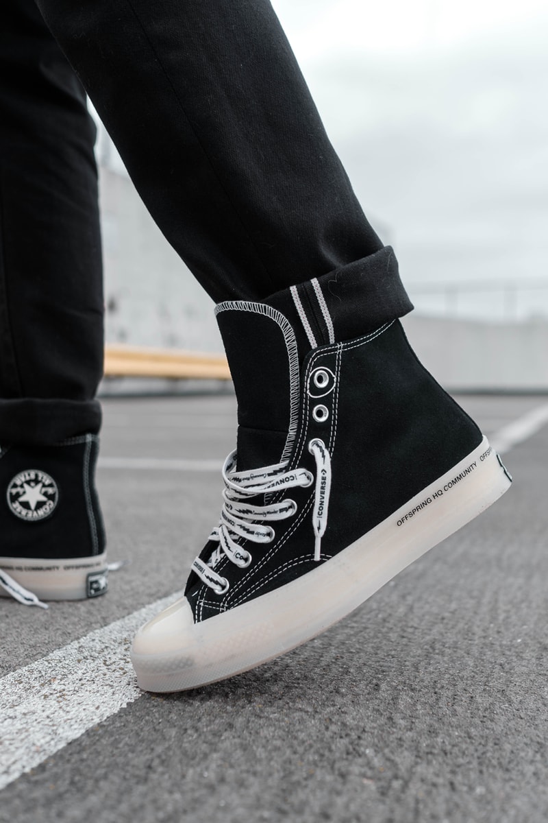 Offspring x Converse Chuck 70 Pack "The Flip" Release Information Community HQ London Sneaker Store Selfridges Aman Tak Premium Suede Lightning Bolt 