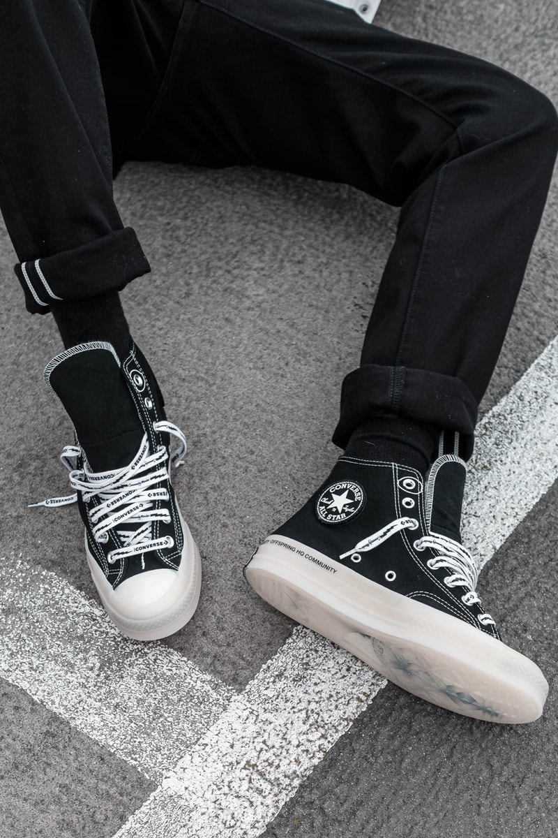 Offspring x Converse Chuck 70 Pack "The Flip" Release Information Community HQ London Sneaker Store Selfridges Aman Tak Premium Suede Lightning Bolt 