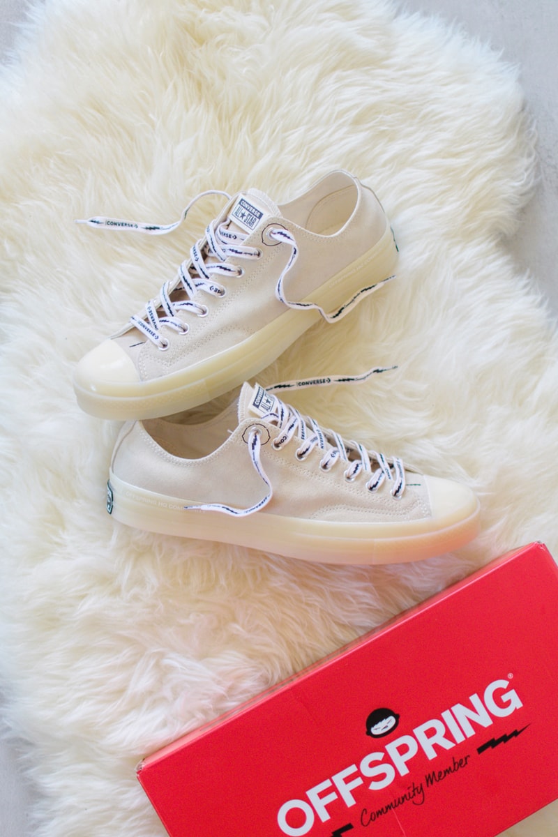 Offspring x Converse Chuck 70 Pack "The Flip" Release Information Community HQ London Sneaker Store Selfridges Aman Tak Premium Suede Lightning Bolt 