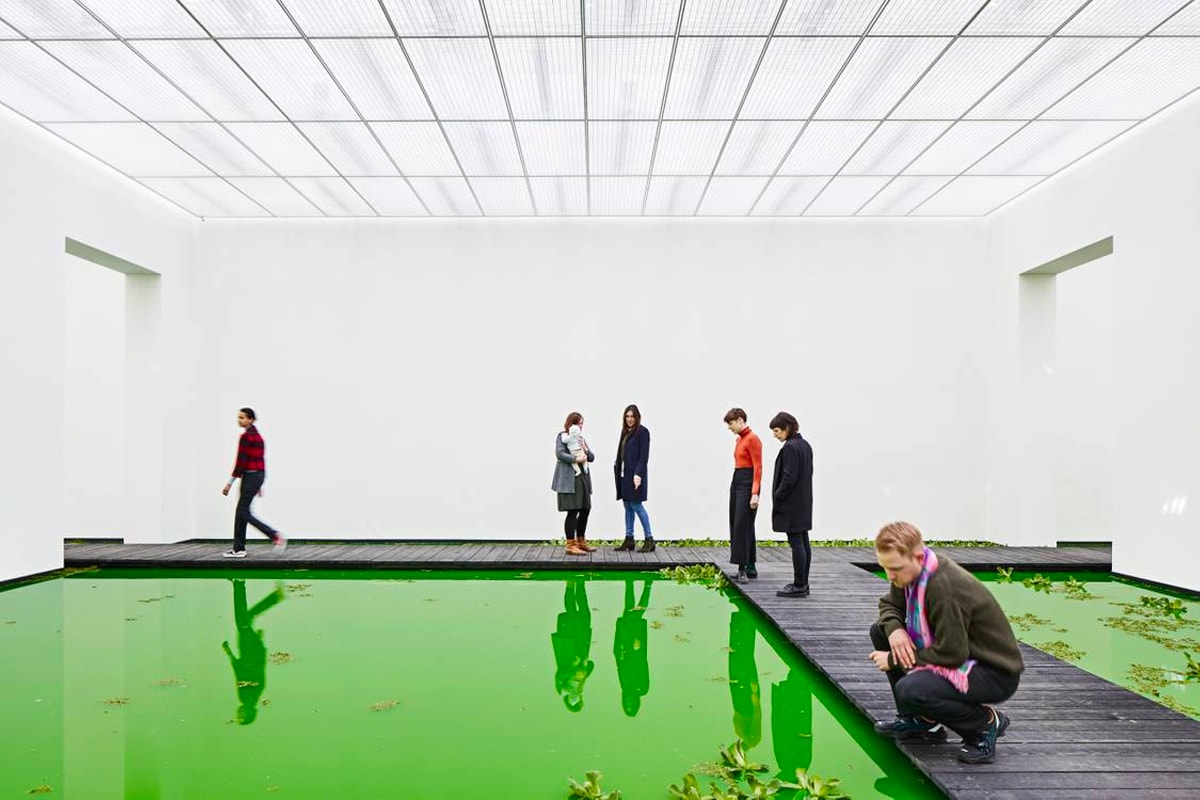 Olafur Eliasson Floods Museum for His Latest 'Life' Exhibit Fondation Beyeler Art Museum Tate Modern Danish-Icelandic Swiss city of Basel Switzerland 