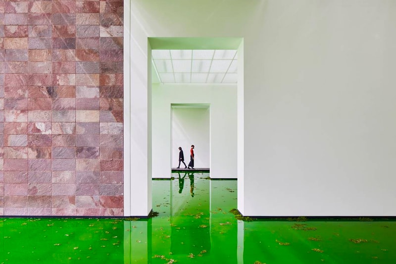 Olafur Eliasson Floods Museum for His Latest 'Life' Exhibit Fondation Beyeler Art Museum Tate Modern Danish-Icelandic Swiss city of Basel Switzerland 