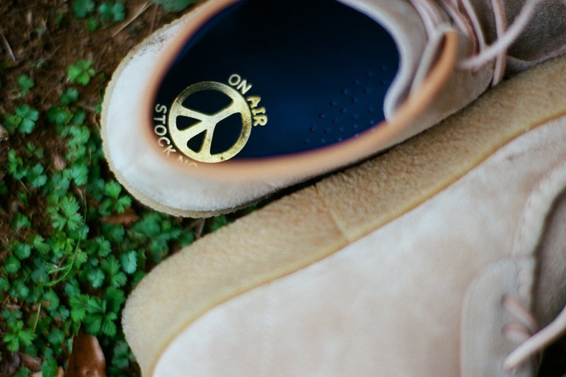 ON AIR x STOCK NO. Crepe Sole Boot Shoe Collaboration japan moc toe suede price release date info buy colorway MB18 with Crepe Mudguard number