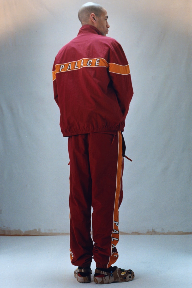 Palace Summer 2021 Lookbook Release Information First Look Lev Tanju Danny Reed Kyle Wilson Lucien Clarke Charlie Birch Kawaii Trashy 90s Tattoos Duck Chain Tri Flag Trilogo Crocs CollaborationHippy Salute