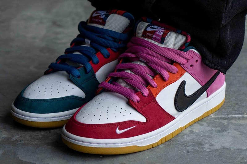 piet parra nike sb skateboarding dunk low 2021 multi color DH7695 100 friends and family official release date info photos price store list buying guide
