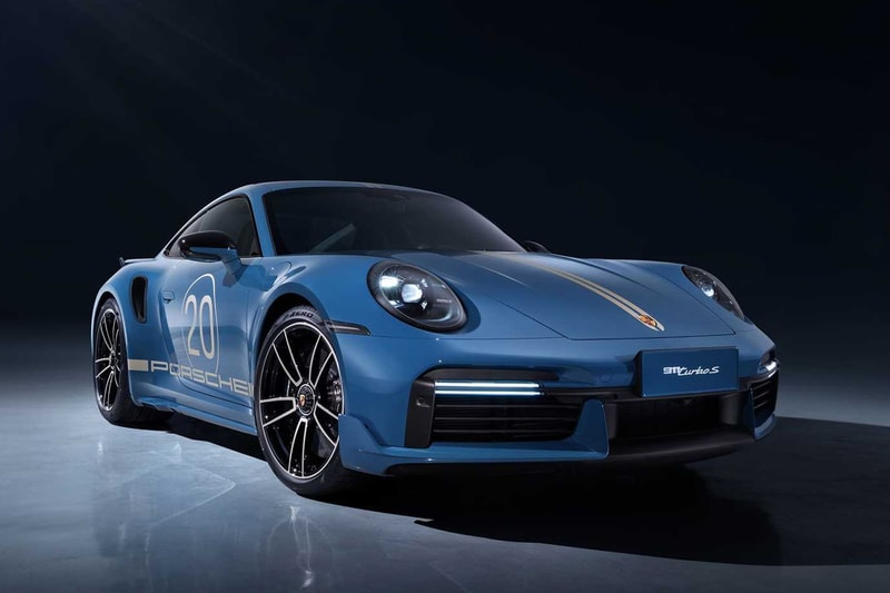 porsche china mainland market care sales 20 years commemorative special edition 911 turbo s exclusive 
