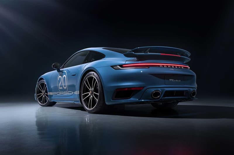 porsche china mainland market care sales 20 years commemorative special edition 911 turbo s exclusive 