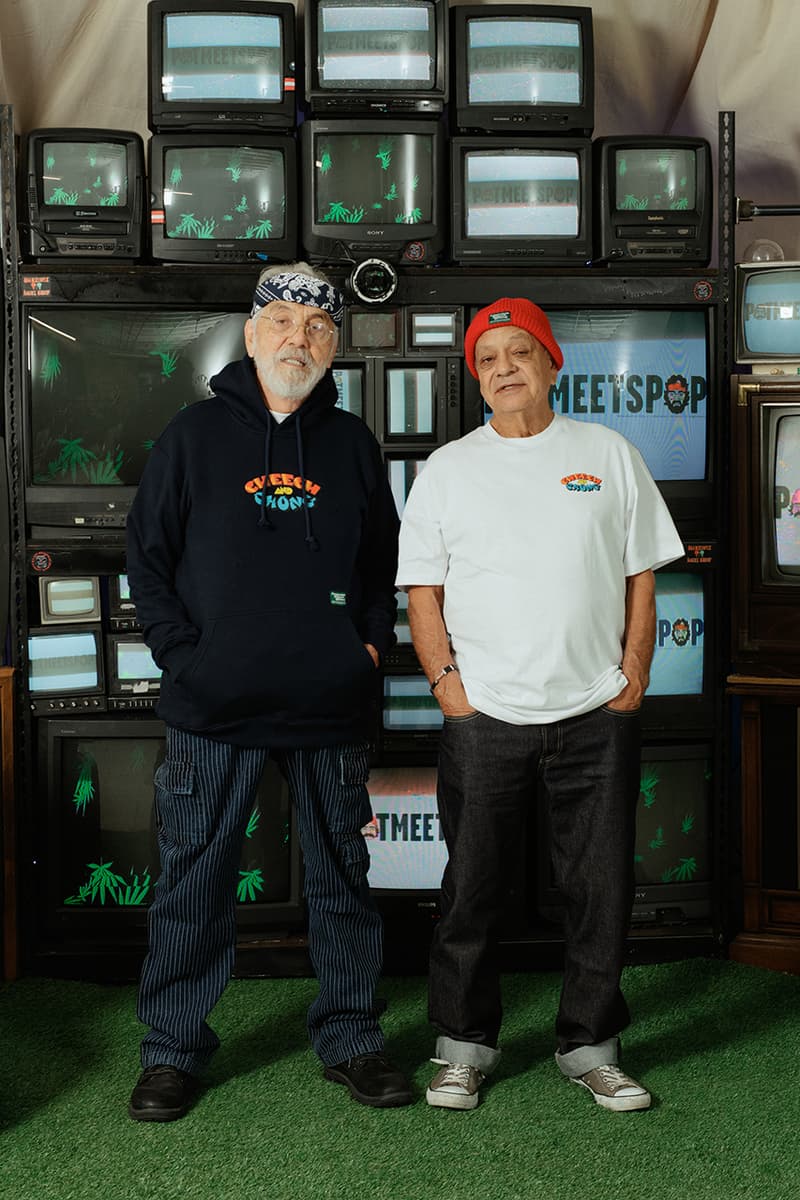 pot meets pop cheech and chong drop 2 release info date store list buying guide photos 50th anniversary tees hoodies shirts jackets hoodies pants accessories 