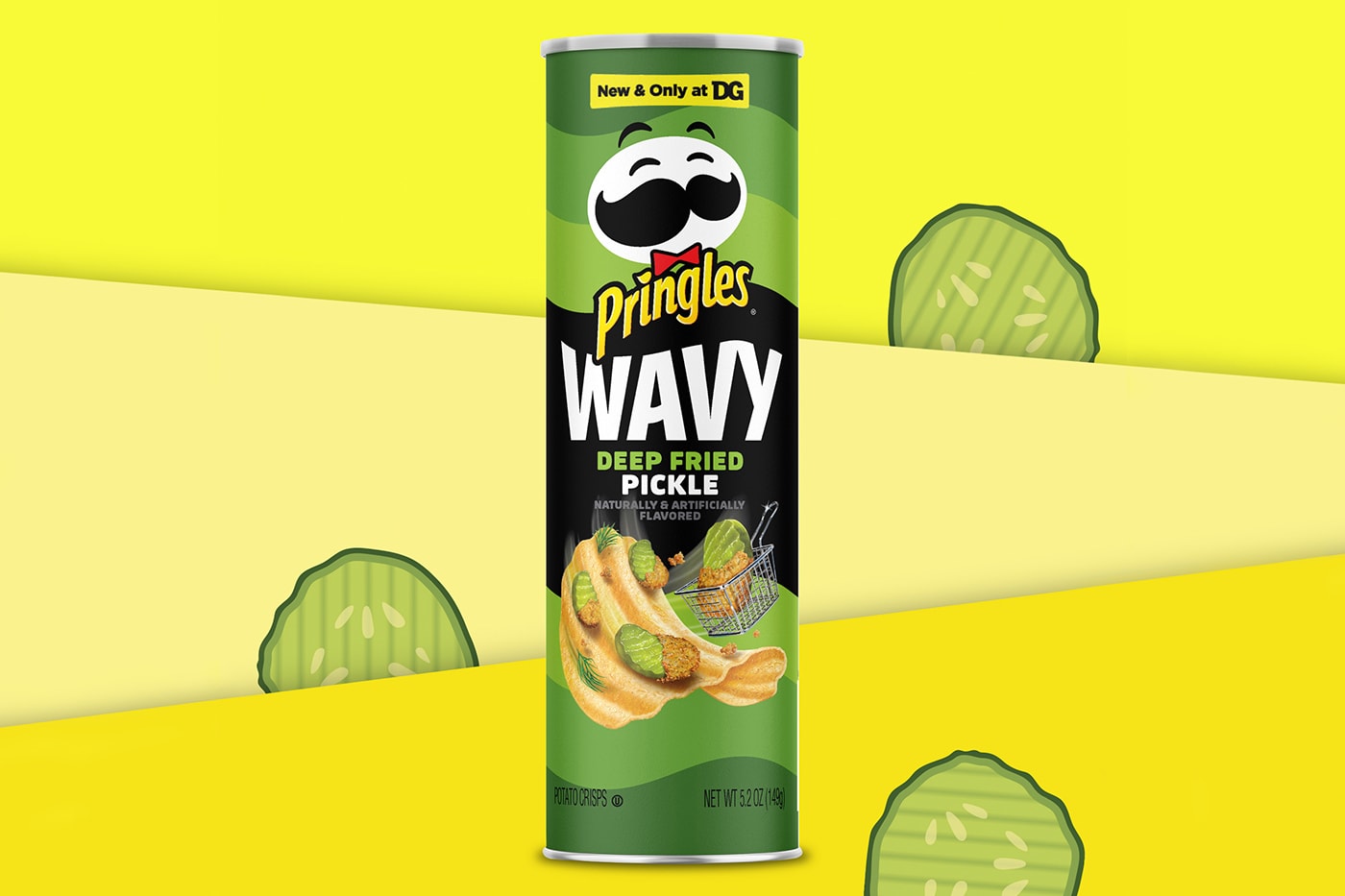 Pringles Wavy Deep Fried Dill Pickle Release Taste Review