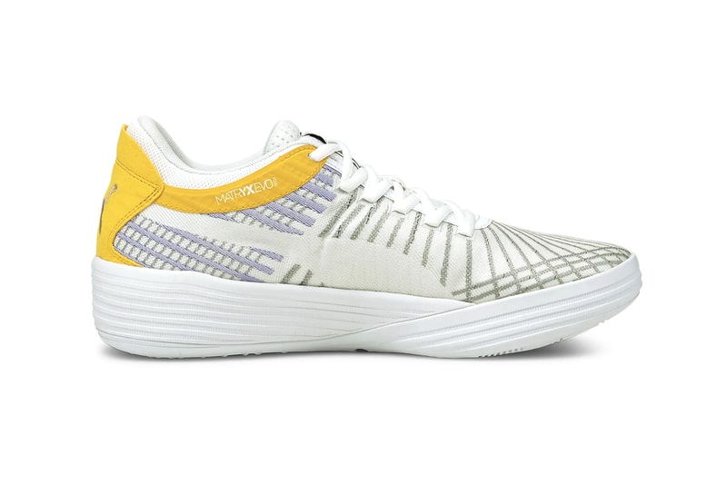 puma clyde all pro coast 2 coast los angeles la lakers boston celtics gold green purple yellow release information details buy cop purchase