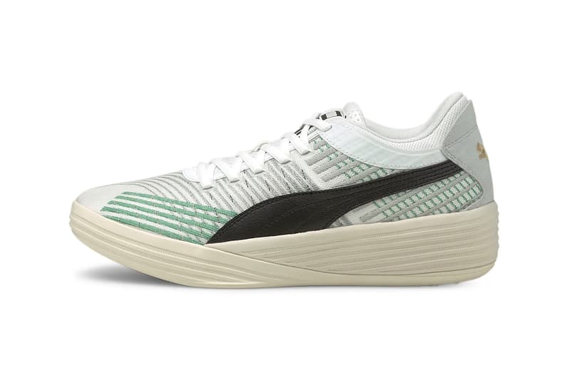 puma clyde all pro coast 2 coast los angeles la lakers boston celtics gold green purple yellow release information details buy cop purchase