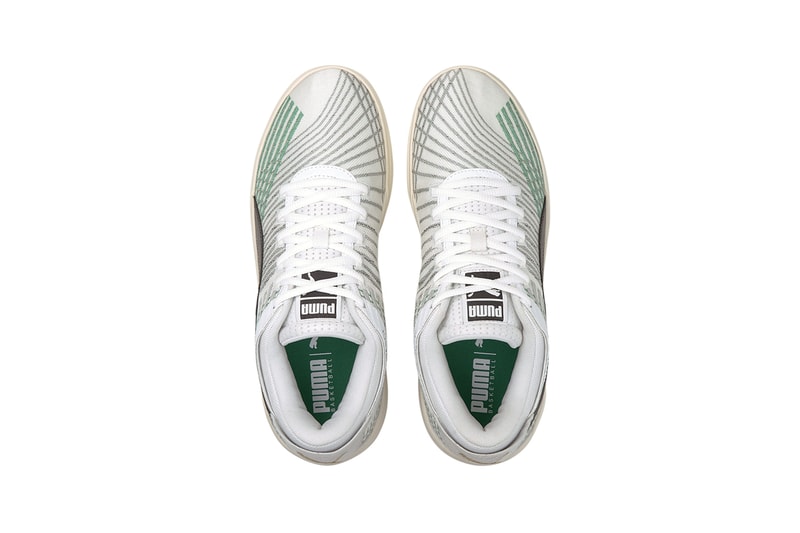 puma clyde all pro coast 2 coast los angeles la lakers boston celtics gold green purple yellow release information details buy cop purchase