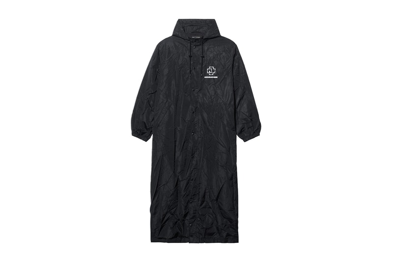 Rammstein x Balenciaga Capsule Collaboration, Playlist apple music photoshoot apparel clothing jacket coat hoodie tee shirt bag hat demna gvasalia