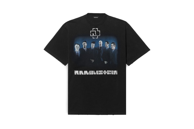 Rammstein x Balenciaga Capsule Collaboration, Playlist apple music photoshoot apparel clothing jacket coat hoodie tee shirt bag hat demna gvasalia