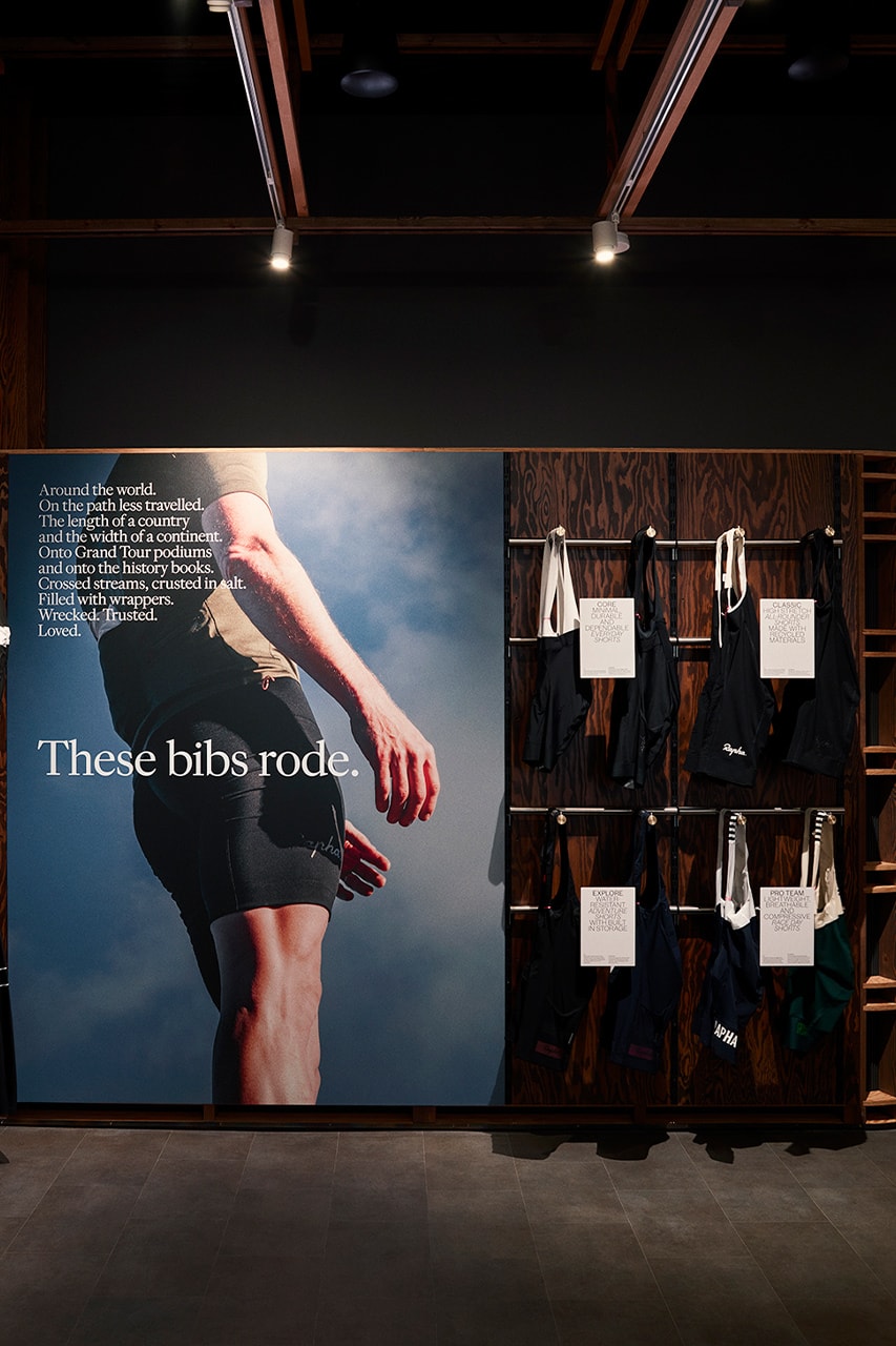 Rapha 'Stitches in Time' Exhibition London Store soho clubhouse cycling release information dates