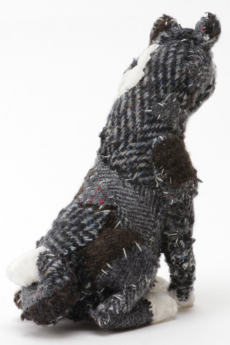 READYMADE x discord Yohji Yamamoto Plush Ren Dog figure collaboration toy stuffed tweed stitch upcycle deadstock wool price size buy website
