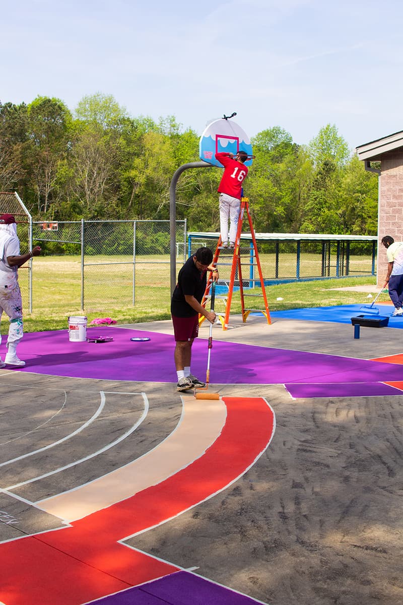 reebok candy land basketball court hasbro boys and girls club atlanta conyers georgia 