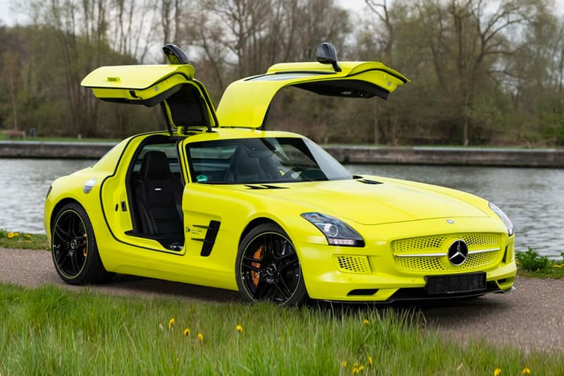 RM Sothebys 2013 MERCEDES-BENZ SLS AMG COUPÉ ELECTRIC DRIVE supercars electric cars fast AMG Paris auto show auctions private sale 