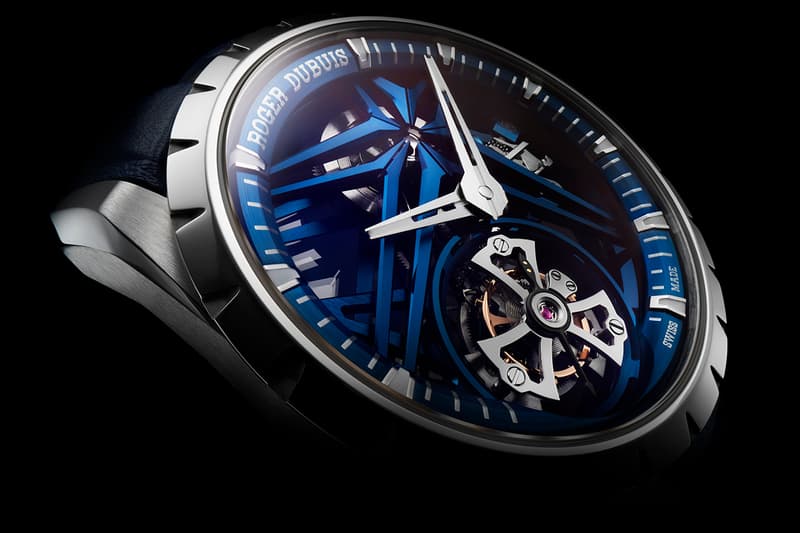 Roger Dubuis Single Flying Tourbillon Quartet Debuts New Material and Glowing Diamonds