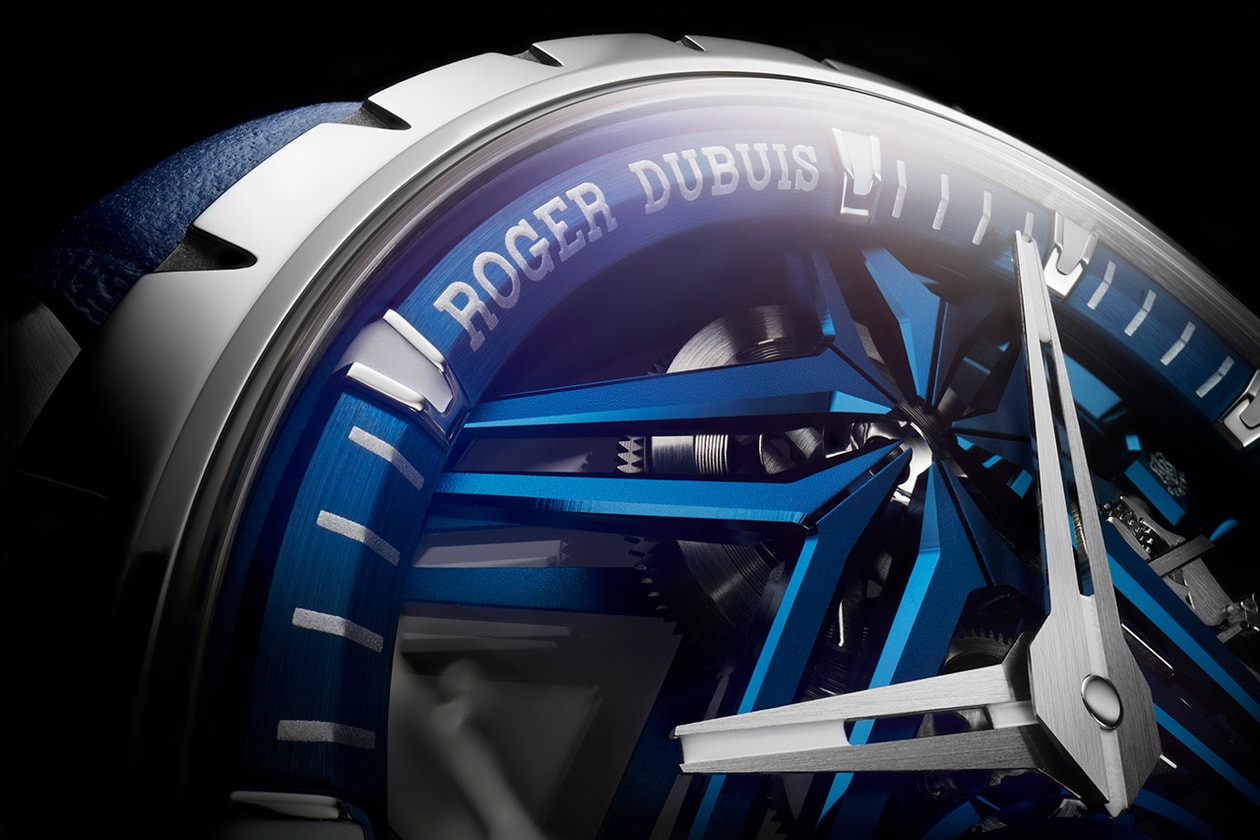 Roger Dubuis Single Flying Tourbillon Quartet Debuts New Material and Glowing Diamonds