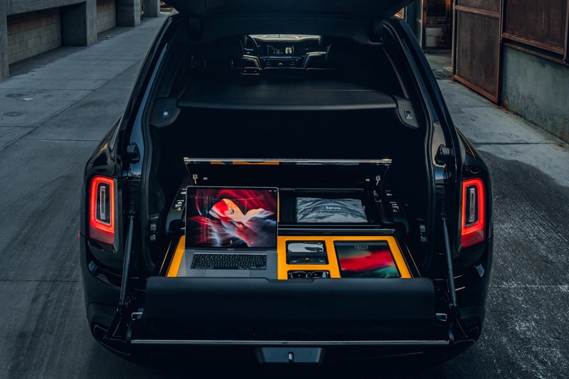 Rolls-Royce Cullinan Recreation Module Bespoke Custom Rear End Trunk Boot Accessories SUV Luxury British 4x4 4WD  fly fishing rock climbing snowboarding photography