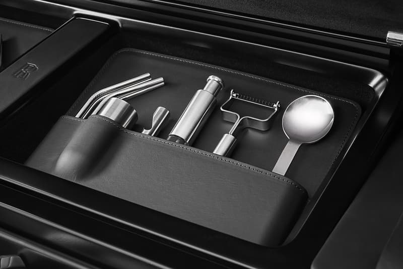 Rolls-Royce Cullinan Recreation Module Bespoke Custom Rear End Trunk Boot Accessories SUV Luxury British 4x4 4WD fly fishing rock climbing snowboarding photography