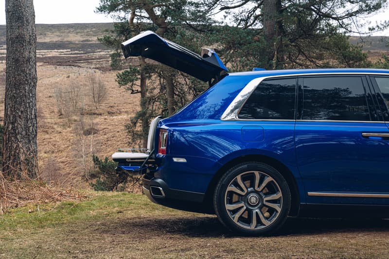 Rolls-Royce Cullinan Recreation Module Bespoke Custom Rear End Trunk Boot Accessories SUV Luxury British 4x4 4WD  fly fishing rock climbing snowboarding photography