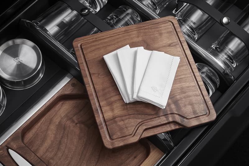 Rolls-Royce Cullinan Recreation Module Bespoke Custom Rear End Trunk Boot Accessories SUV Luxury British 4x4 4WD fly fishing rock climbing snowboarding photography